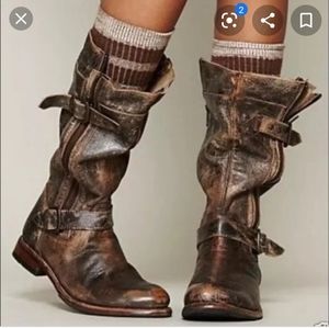 Size 9.5 Bed stu gogo lug boots in rustic black